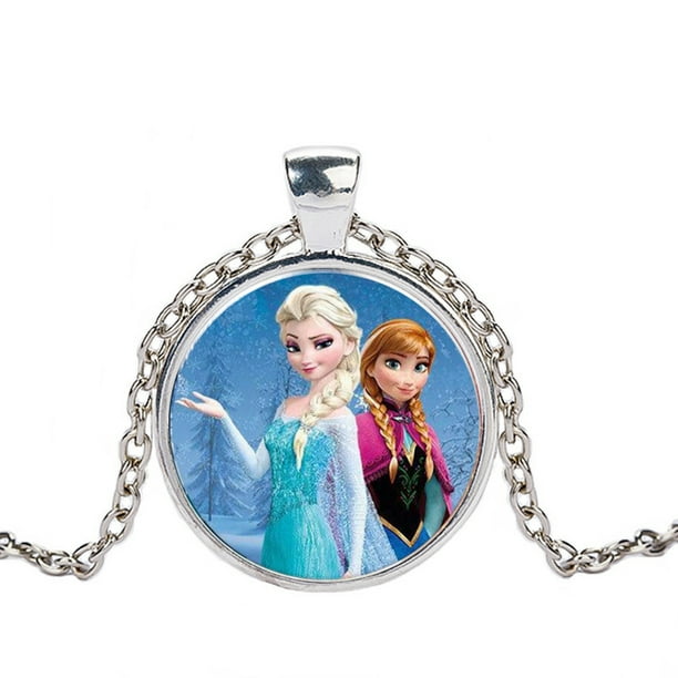 Frozen ELSA Silvertone Pendant Necklace /& Musical Keepsake Box NEW